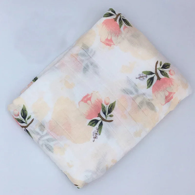 Baby Blanket Newborn Muslin 100% Cotton Baby Blanket Swaddle Wrap Receiving Blanket Bath Towel