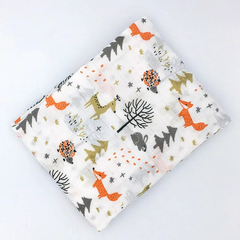Baby Blanket Newborn Muslin 100% Cotton Baby Blanket Swaddle Wrap Receiving Blanket Bath Towel