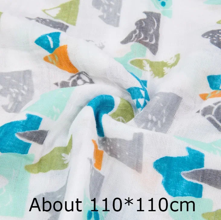 Baby Blanket Newborn Muslin 100% Cotton Baby Blanket Swaddle Wrap Receiving Blanket Bath Towel