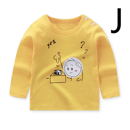 Baby Clothes Boys And Girls Cotton Long-sleeved T-shirt