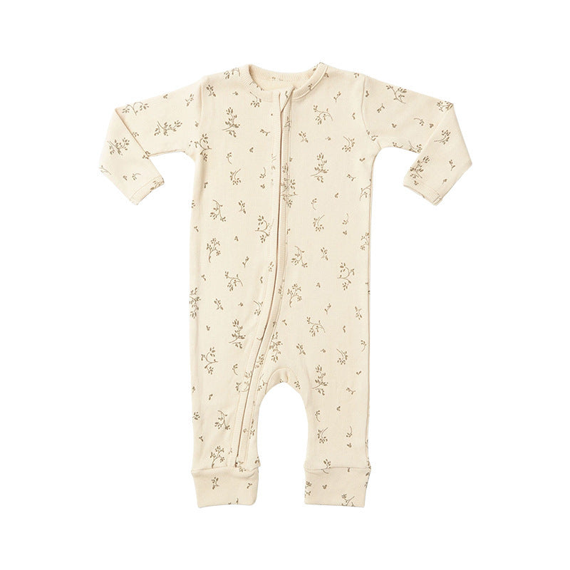 Baby Jumpsuit Cotton Long Sleeve Butt Wrap