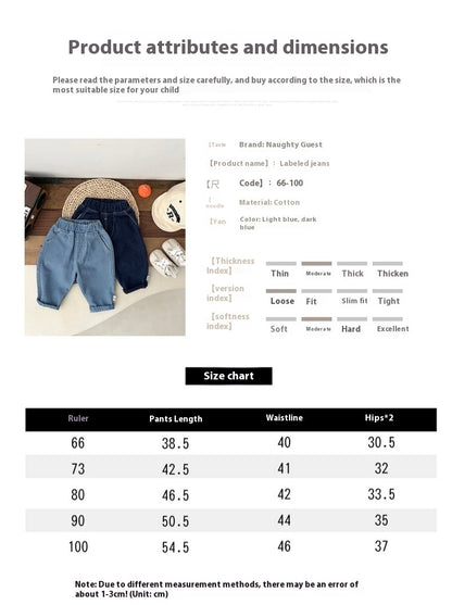 Trendy Thin Children's Soft Jeans