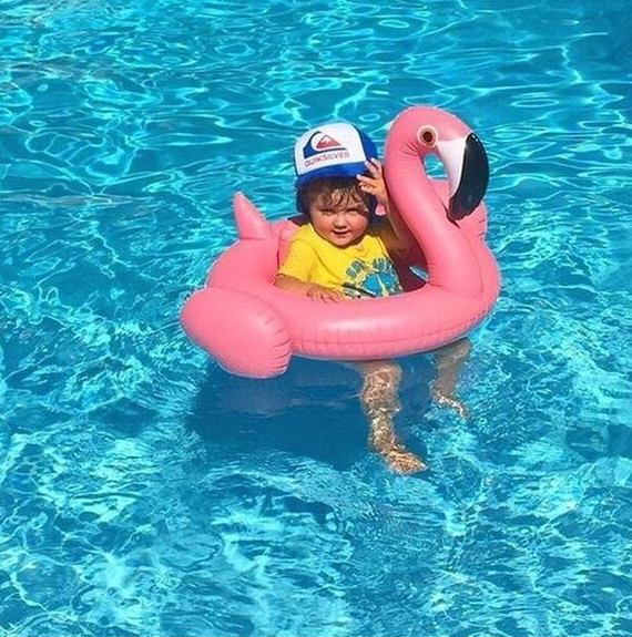 Flamingo Baby Pool Float