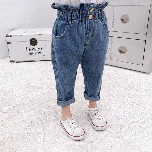 Girls' spring jeans