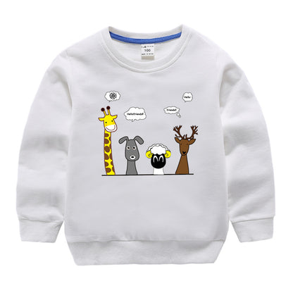 Spring and Autumn Long Sleeve Sweatshirt Baby Cotton Top