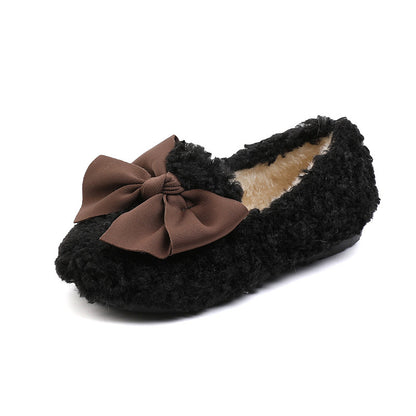 Children Insulated Cotton-padded Shoes Girls' Furry Shoes