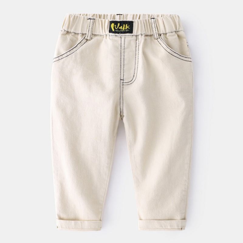 Korean Baby Solid Color All-Match Trousers