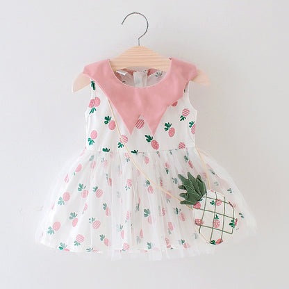 Summer New Girls' Dresses For Children Sleeveless