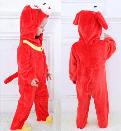 Dinosaur Cartoon Baby Outing Clothes Children's Animal Cotton Jacket