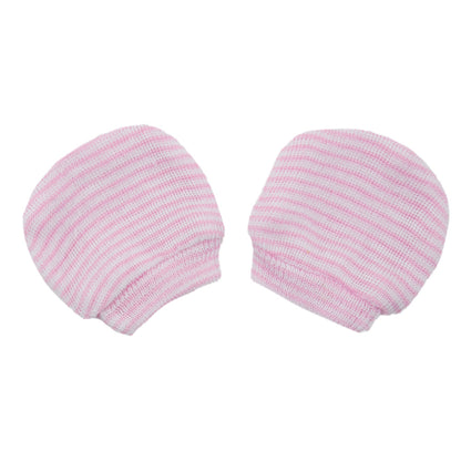 Striped Finger Cots Children's Newborn And Toddler Hand Guards Against Scratching Face