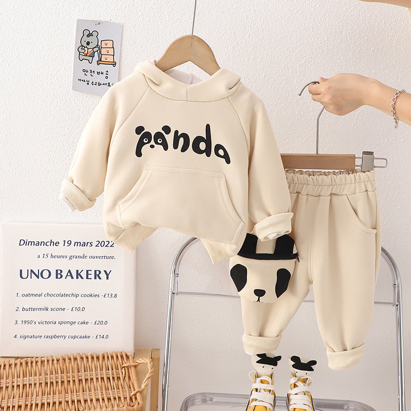 Autumn And Winter Lesser Panda Cotton Comfortable Long Sleeve Suit