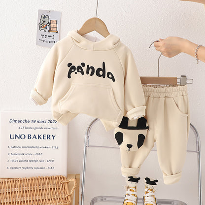 Autumn And Winter Lesser Panda Cotton Comfortable Long Sleeve Suit