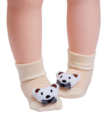 Cute Baby Animal Doll Baby Three-dimensional Socks