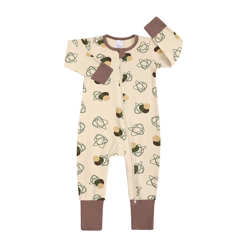 Spring And Autumn Long Sleeve Cotton Baby Romper