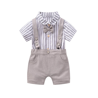 Summer children's clothing gentleman suit