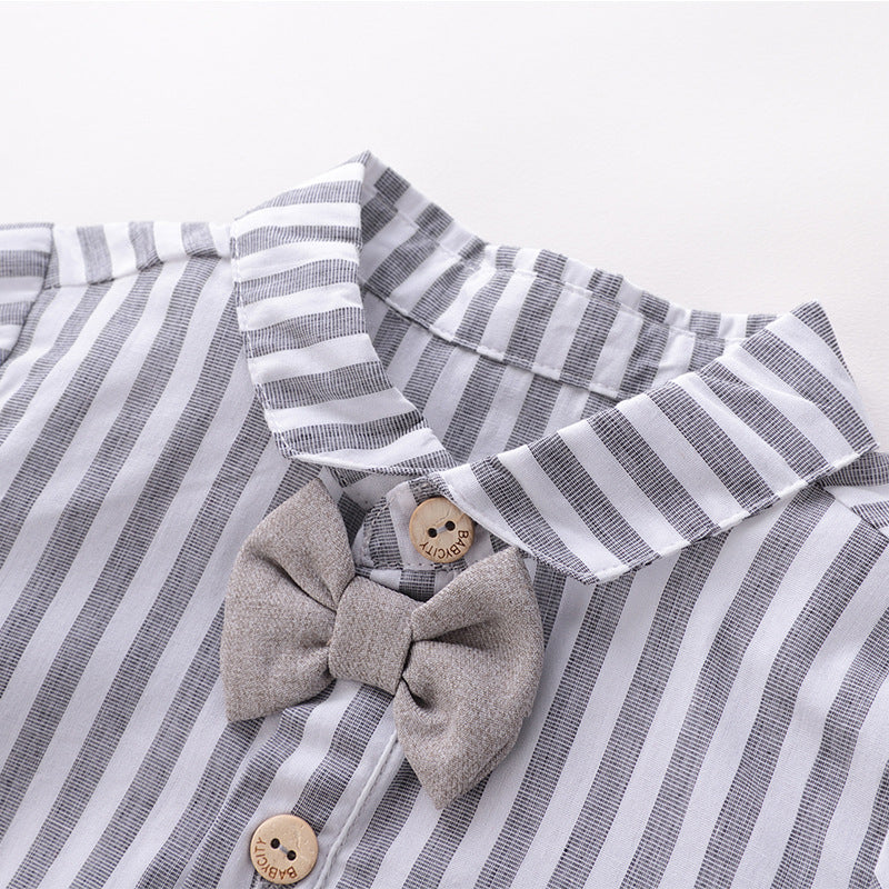 Summer children's clothing gentleman suit