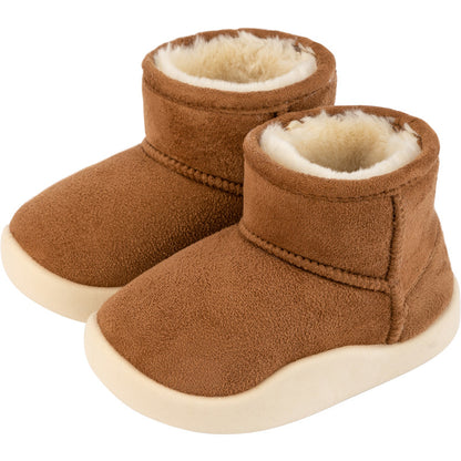 Baby Anti-skid Boy Plush Warm Cotton Boots