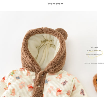 Baby Printed Winter Cotton Jacket