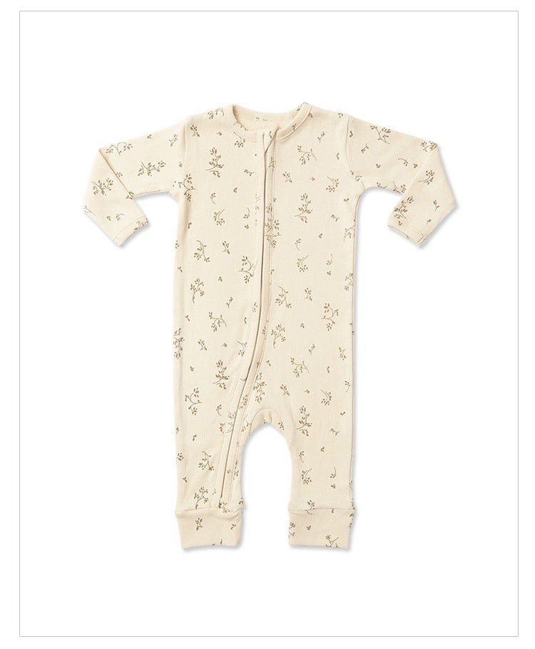 Baby Jumpsuit Cotton Long Sleeve Butt Wrap