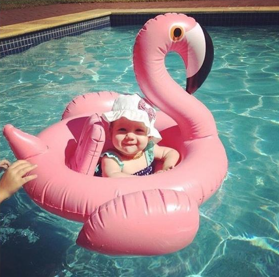 Flamingo Baby Pool Float