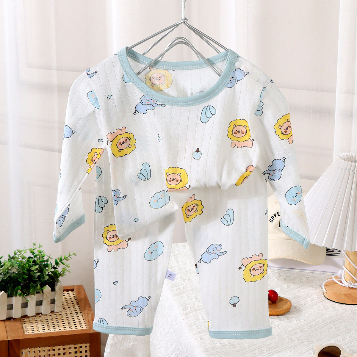 Summer Baby Cotton Home Wear Children's Pajama Set