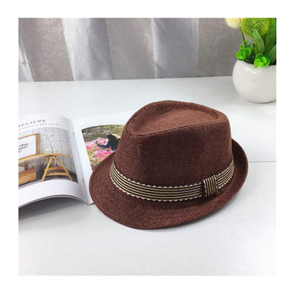 Children's performance jazz straw hat