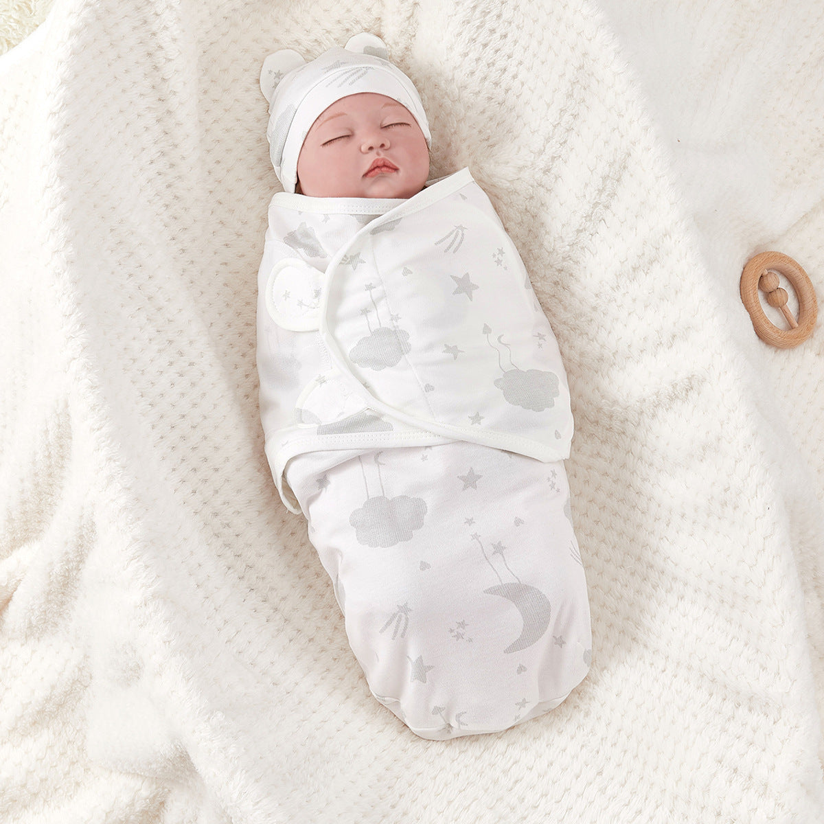 Anti-startle Swaddling Cotton Printing Gro-bag Spring And Summer Baby Wrap