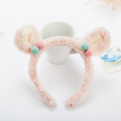 Plush bear ear headband