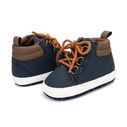 0-1 Years Old Toddler High-top Soft Soled Baby Shoes