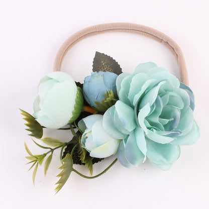 Handmade baby flower headdress