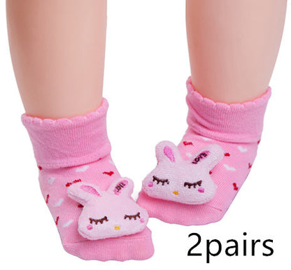 Cute Baby Animal Doll Baby Three-dimensional Socks