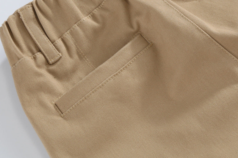 Boys' casual cotton trousers