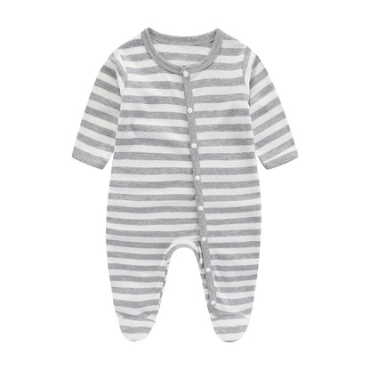 Minimalist And Creative Pure Cotton Newborn Jumpsuit