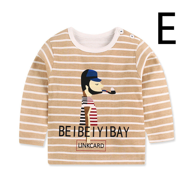 Baby Clothes Boys And Girls Cotton Long-sleeved T-shirt