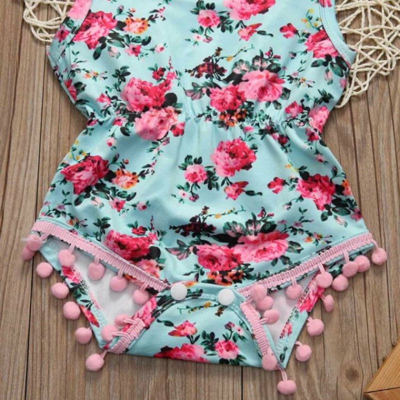 Baby girl summer clothes sleeveless bodysuit