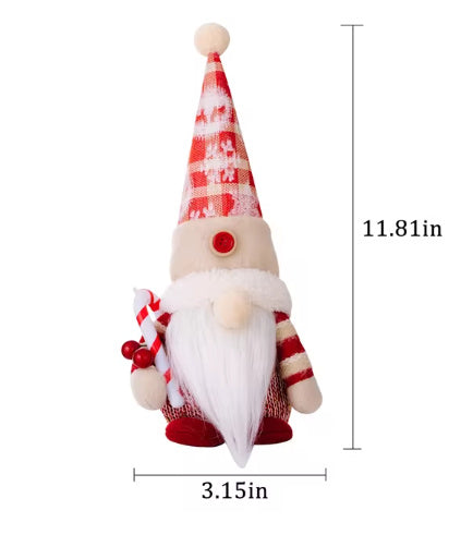 Christmas Decorations Knitted Non-woven Stand-up Faceless Doll