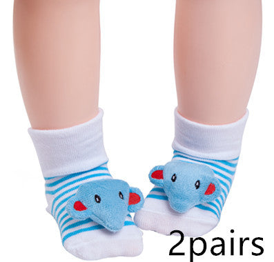 Cute Baby Animal Doll Baby Three-dimensional Socks