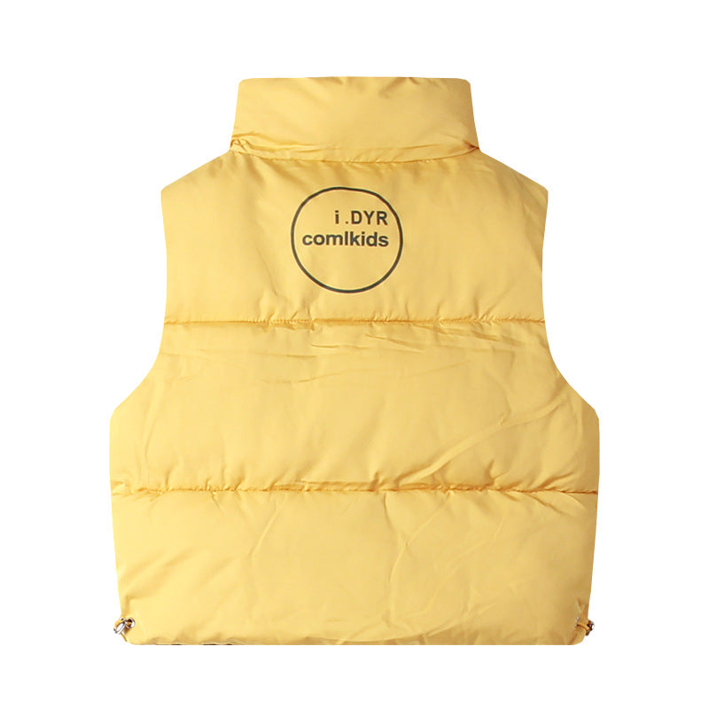 Children's down cotton vest