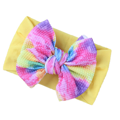 Fashion Kids Double Layer Printed Bow Bandana