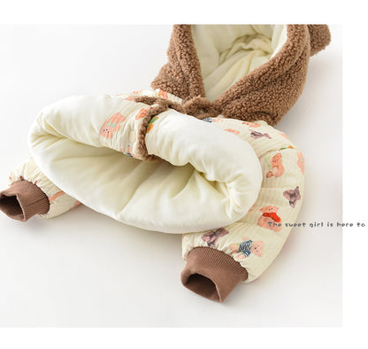 Baby Printed Winter Cotton Jacket