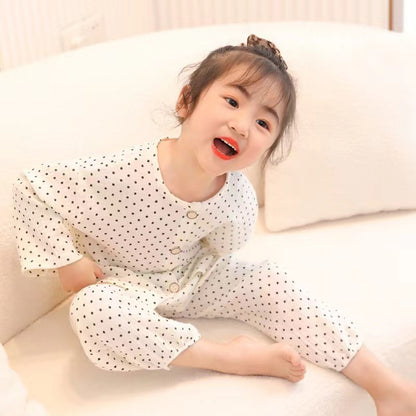 Cartoon Cotton Children's Pajama Set