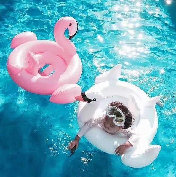 Flamingo Baby Pool Float