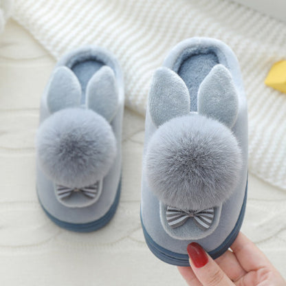 Autumn And Winter Boys And Girls Baby Cartoon Plush Shoes
