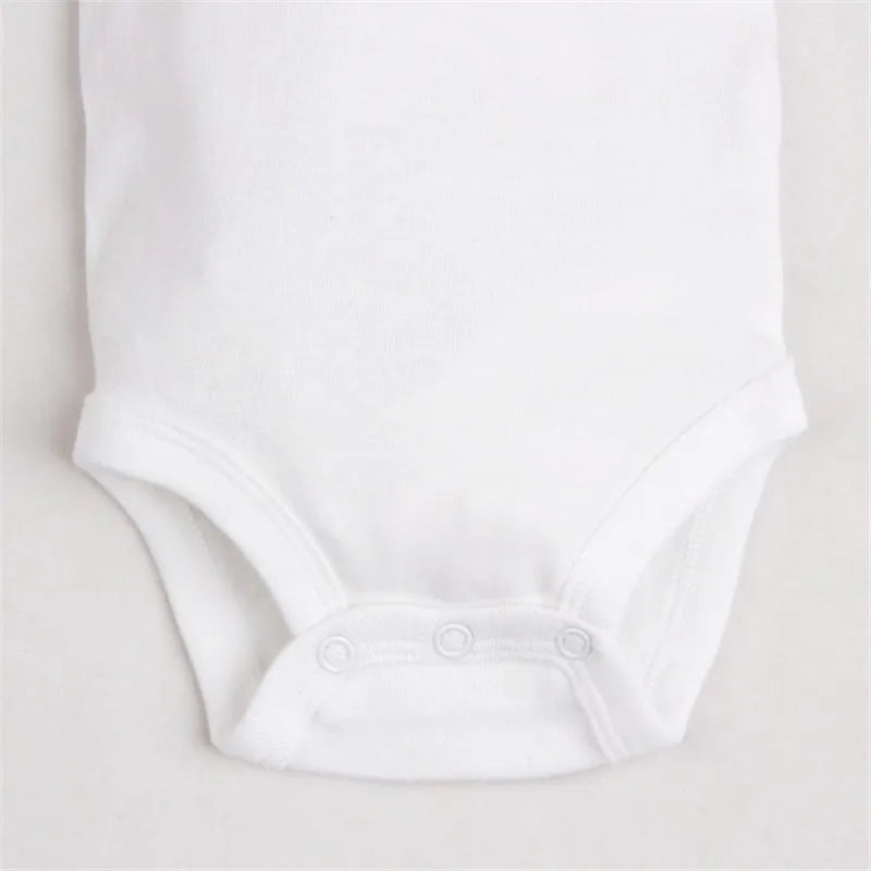 Baby Gilr Boy Clothes Summer Sleeveless Newborn  White Color Baby Bodysuits