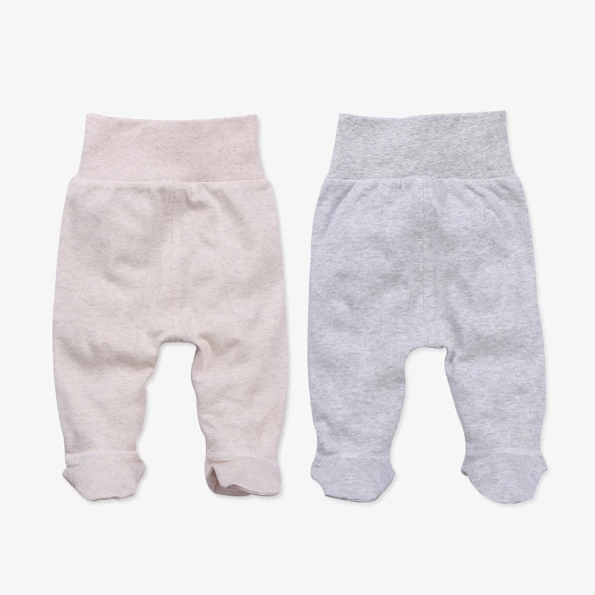 Baby Footed Pants Newborn Baby Boy Girl Leggings High Waist Infant Pants