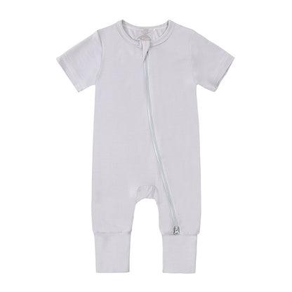 Baby Bamboo Fiber Jumpsuit Infant Thin Romper