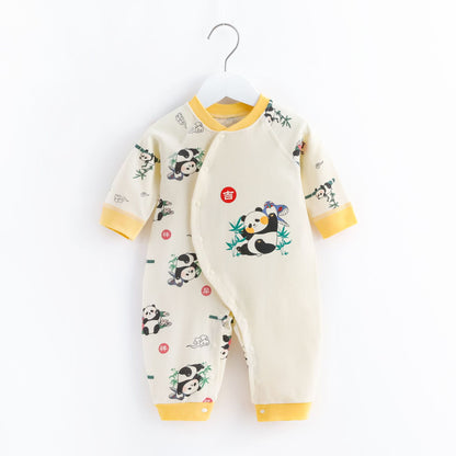 Cute Baby Printed Cotton Jumpsuit