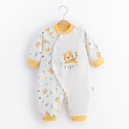 Cute Baby Printed Cotton Jumpsuit