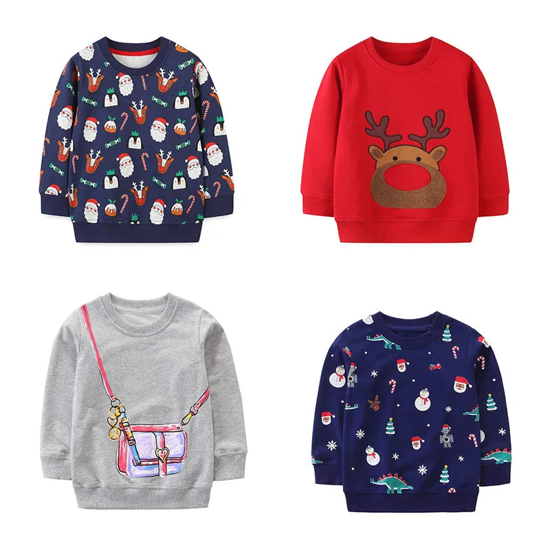 Girls School Clothes Christmas Fashion Sweatshirts