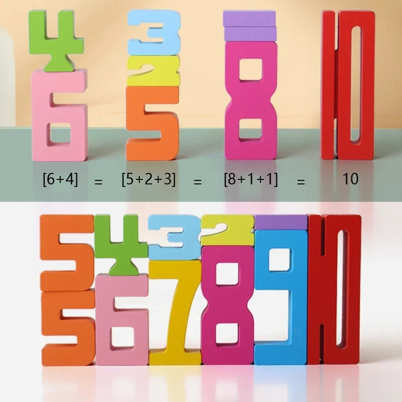 Puzzle Balance Game Building Blocks Puzzle Board Assembly Bricks Educational Toys